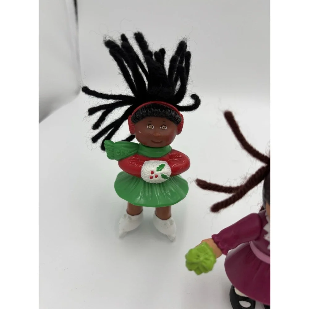 VTG McDonalds Cabbage Patch Kids  Figures – Set of 5 Holiday, Pajamas, Ballerina